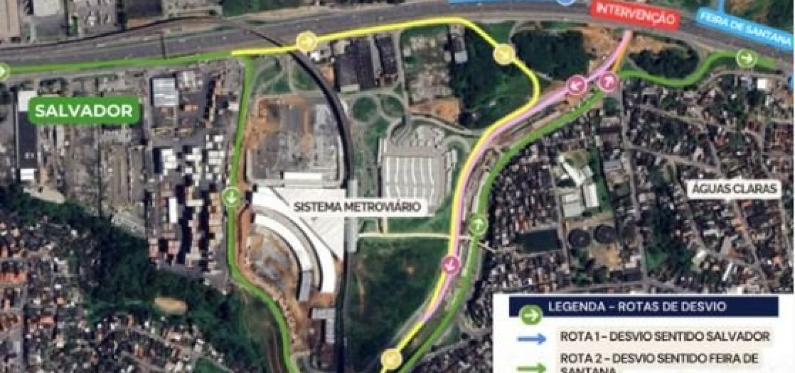 BR-324 terá interdição noturna em Águas Claras para obras do VLT