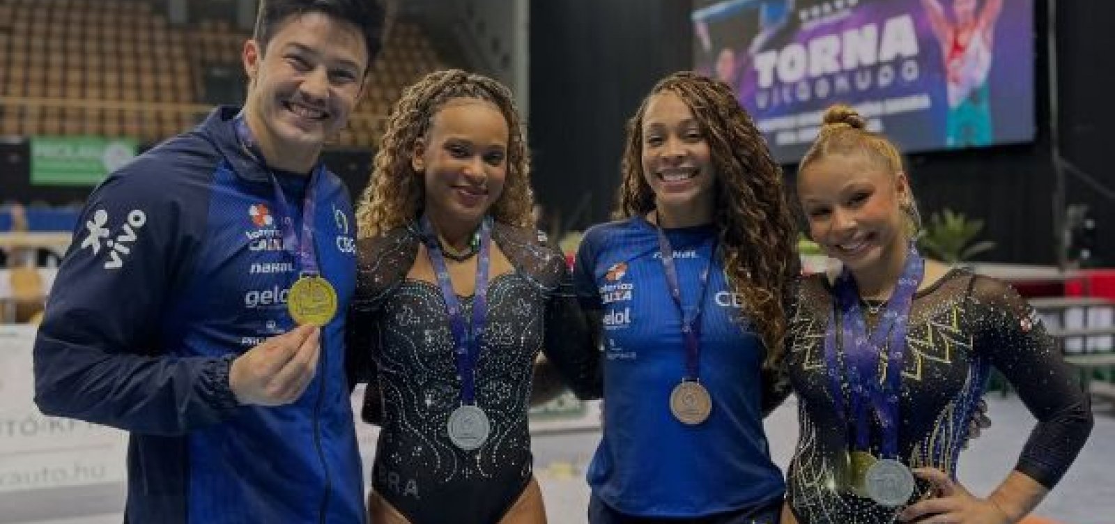 Brasil conquista seis medalhas na etapa da Copa do Mundo de Ginástica na Hungria