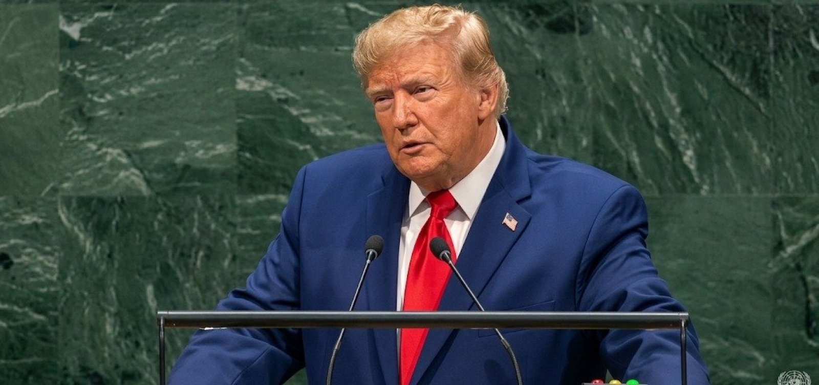 Em meio à baixa popularidade, Trump ameaça “aniquilar” Irã em discurso na ONU e pede boicote econômico