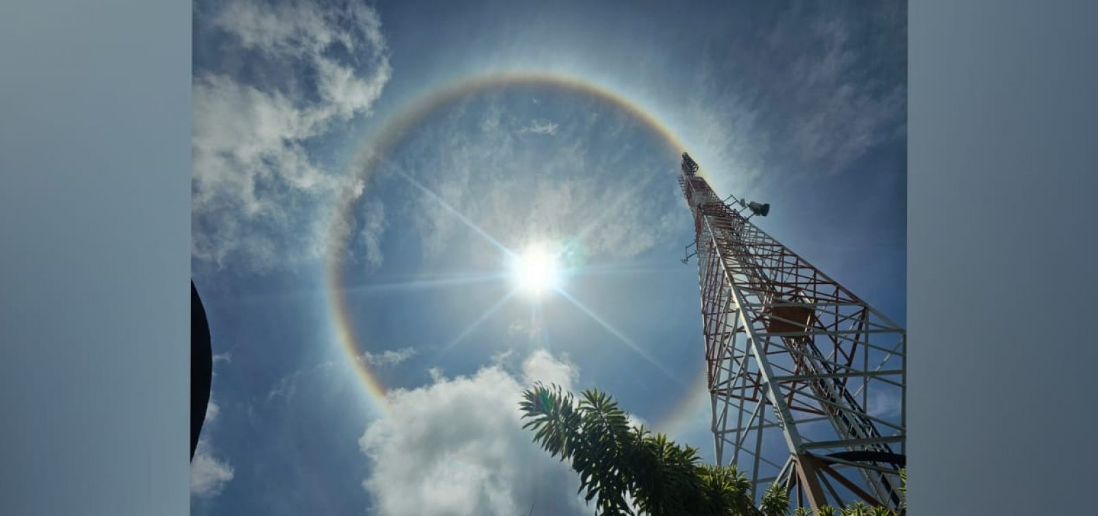Círculo ao redor do Sol chama atenção no céu de Salvador; entenda fenômeno