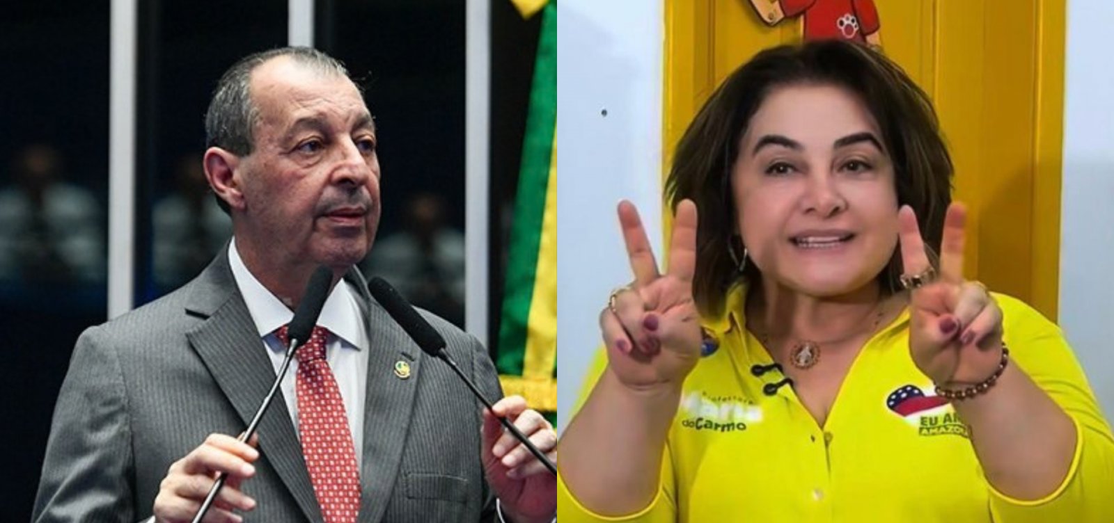 Omar Aziz (PSD) e Professora Maria (PL) vão disputar o segundo turno no Amazonas