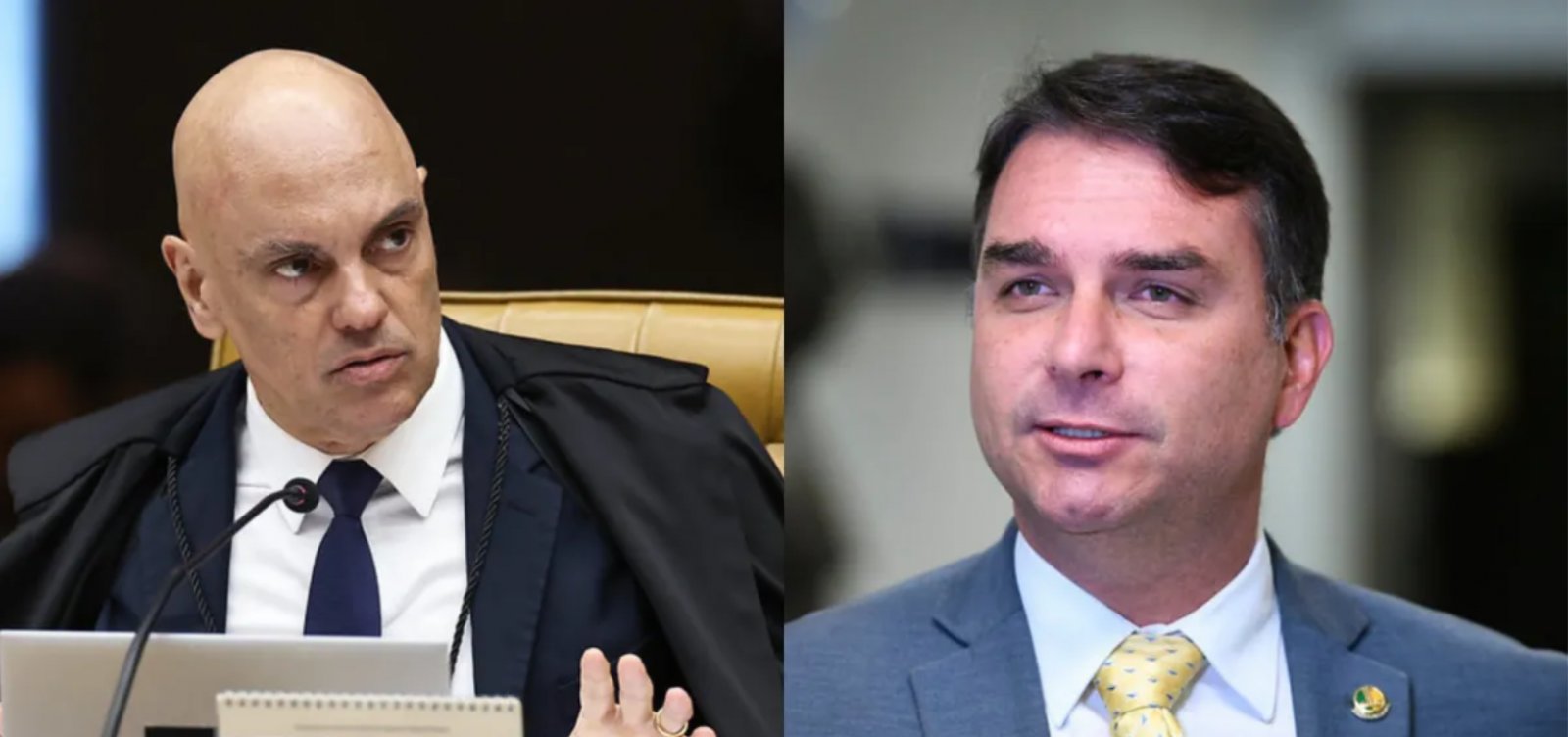 Defesa de Bolsonaro pede a Moraes que autorize visita de Flávio ao pai antes do fim da suspensão