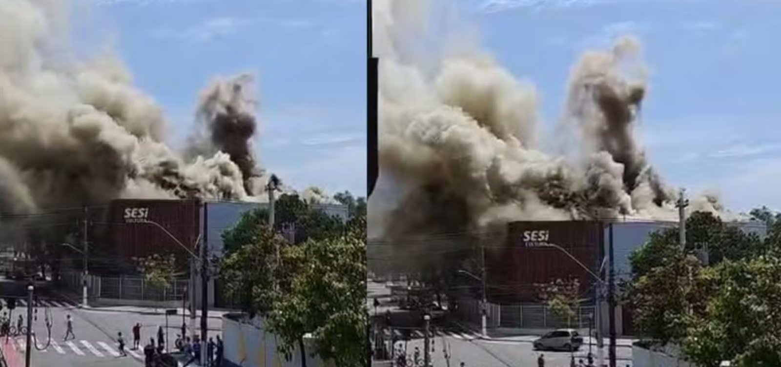 Incêndio atinge teatro do Sesi em Vitória e danifica complexo cultural