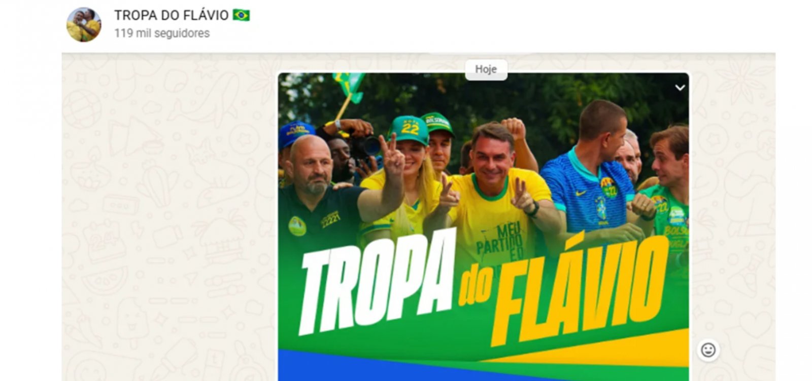Campanha de Lula pede suspensão de 48 horas do canal “Tropa do Flávio” no WhatsApp