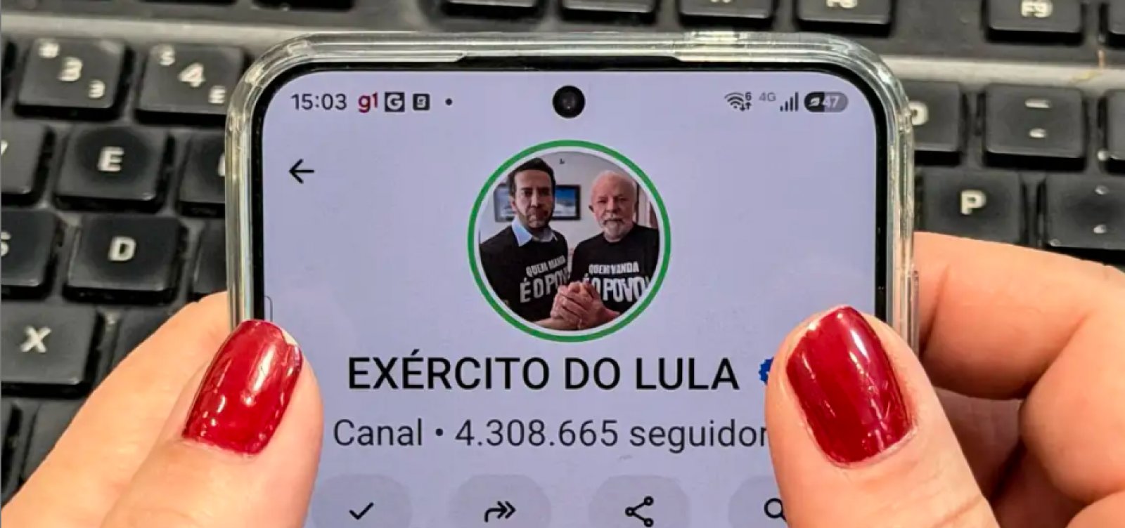  Canal 'Exército do Lula' volta ao ar após registro no TSE