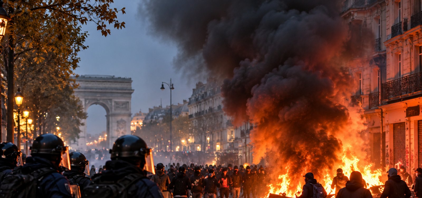 Tensão aumenta e França começa a contabilizar custos dos protestos