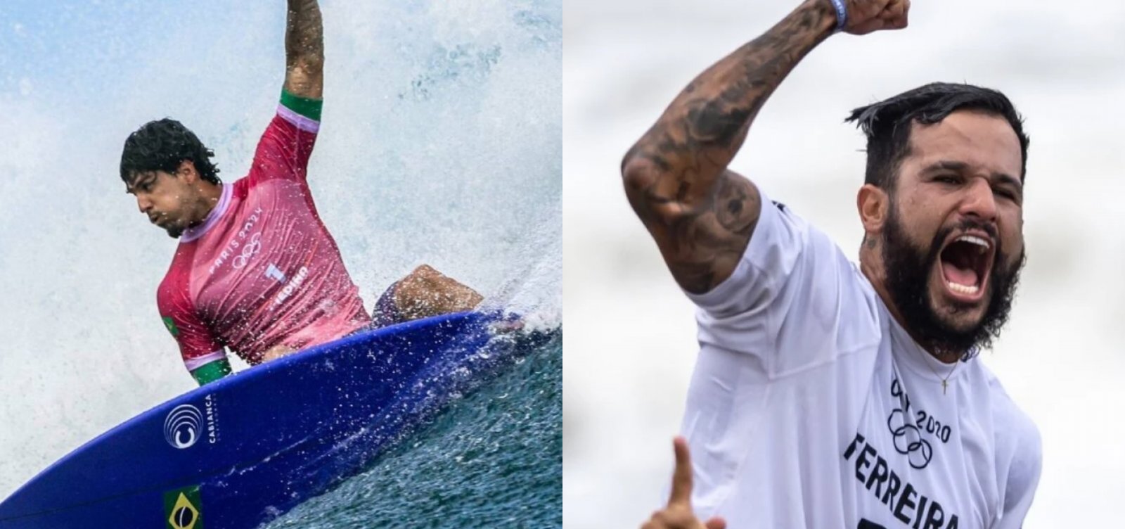 Medina e Italo Ferreira se enfrentam nas semifinais de etapa do Mundial de surf