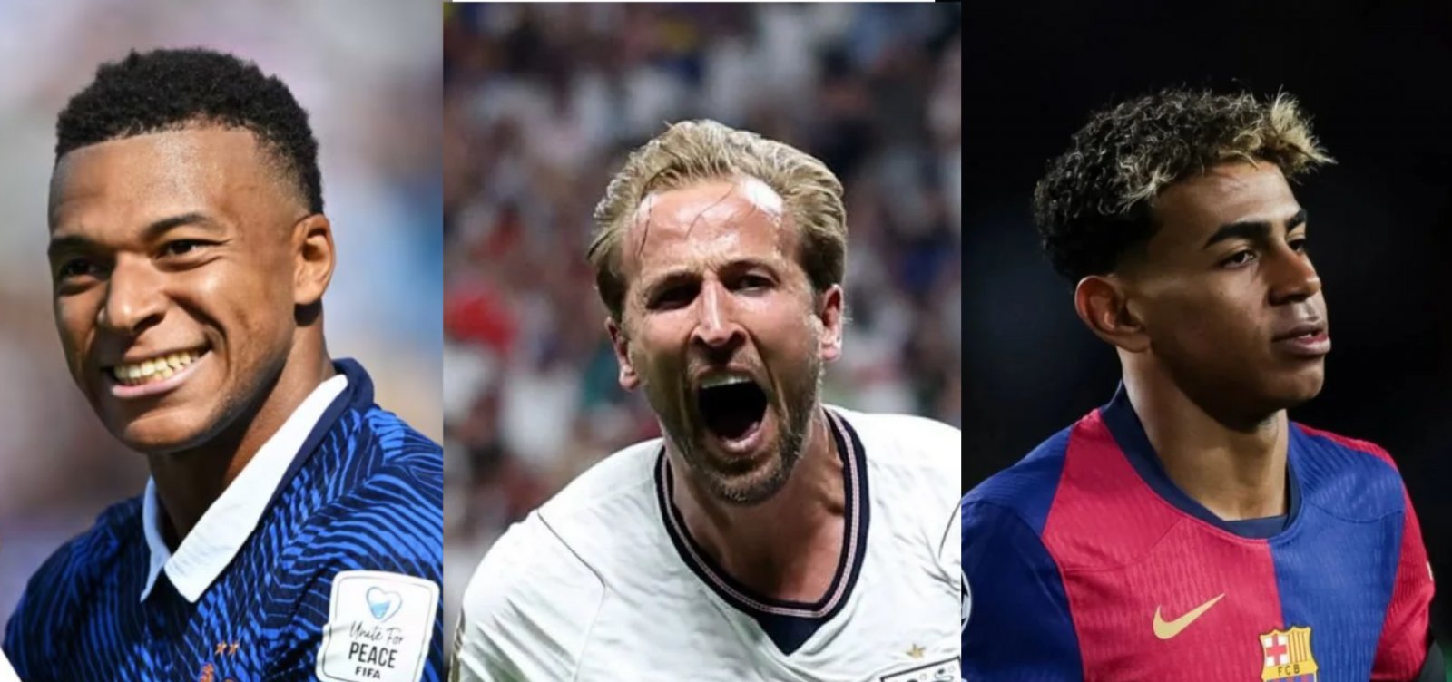 Site da Bola de Ouro anuncia Mbappé, Harry Kane e Yamal como vencedores do prêmio antes da cerimônia