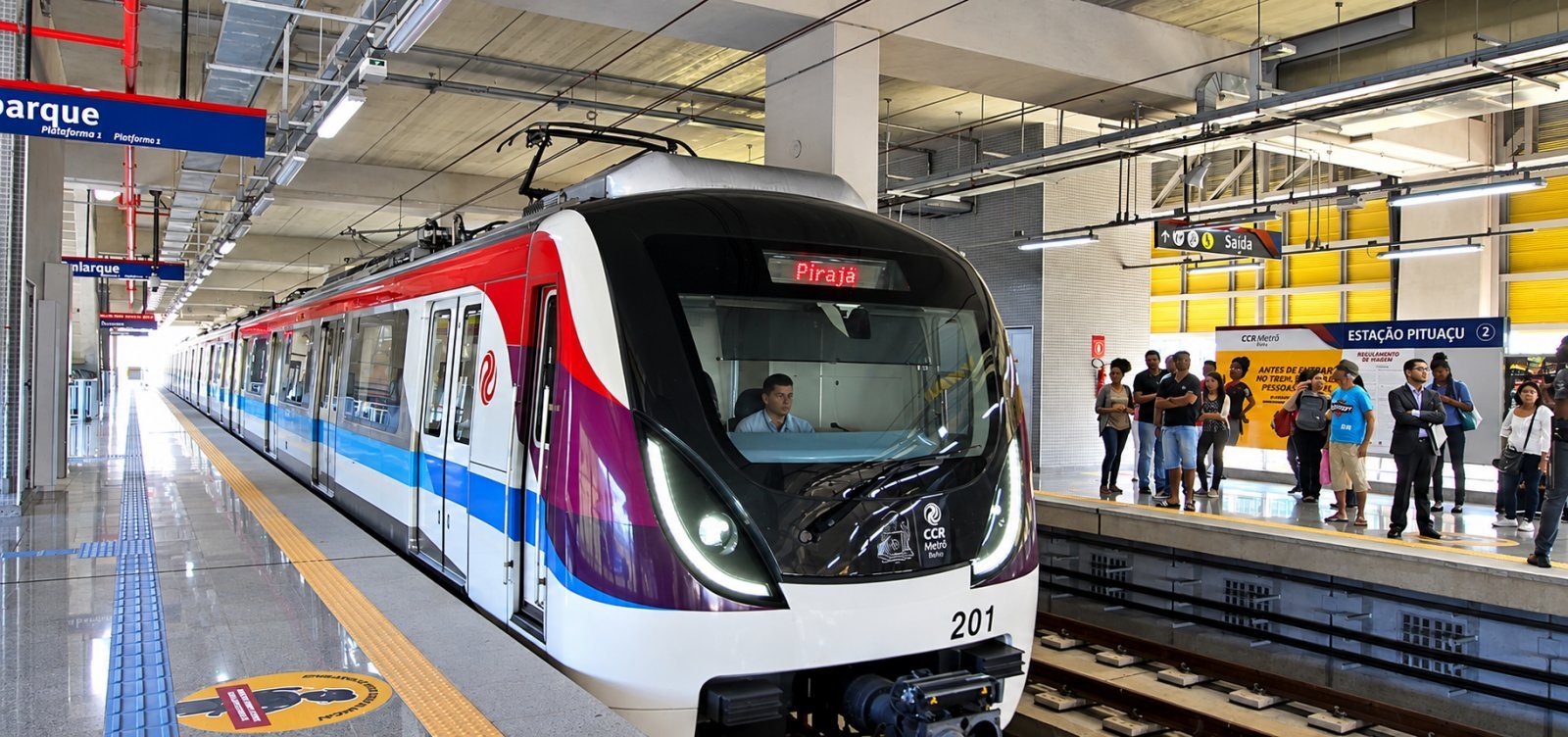 Metrô Bahia terá operação especial para jogo entre Bahia e São Paulo