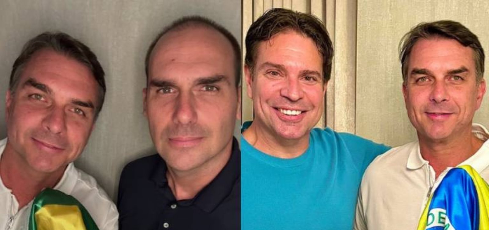 Após carta, Flávio Bolsonaro encontra Eduardo Bolsonaro e Ramagem nos EUA
