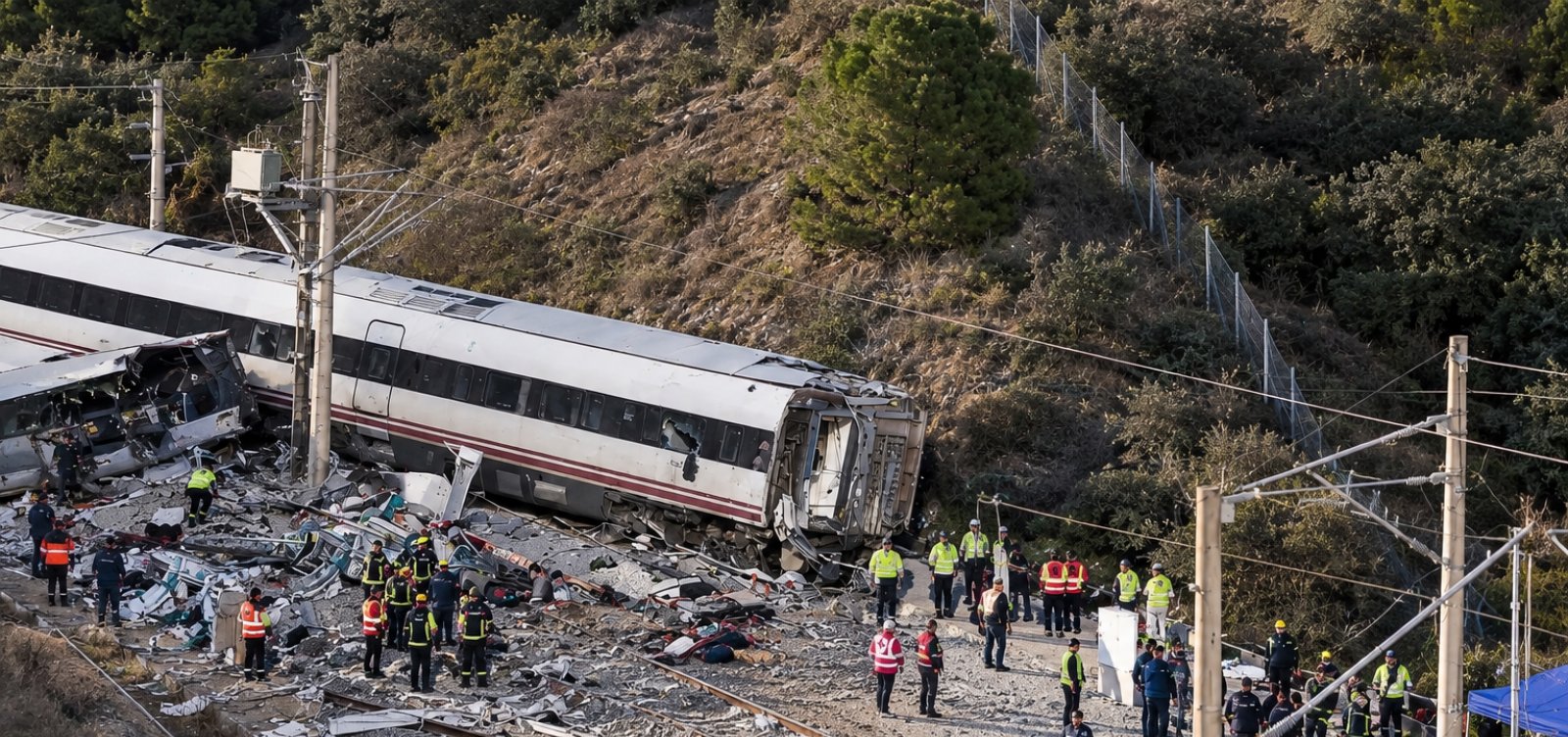 Acidentes ferroviários mataram 204 pessoas na Espanha em dez anos