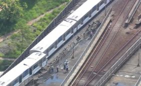 Trem do Metrô descarrilha em São Paulo; não há vítimas