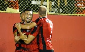 Com direito a gol olímpico, Vitória goleia o Flamengo de Guanambi por 6 a 1