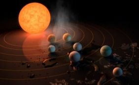 Nasa descobre sistema solar com 7 planetas similares a Terra