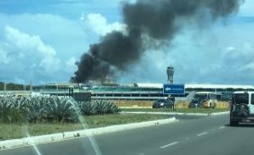 Incêndio no Aeroporto de Salvador assusta passageiros