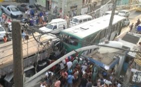 Acidente entre ônibus, caminhão e 3 carros deixa vítima fatal em Fazenda Grande