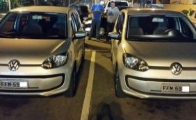 Homem flagra 'clone' do próprio carro em estacionamento de supermercado