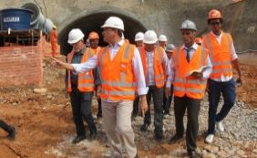 Rui visita obra da Linha 2 do metrô e promete “melhor mobilidade urbana do país”