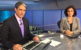 Bonner imita Silvio Santos nos bastidores do Jornal Nacional; veja vídeo