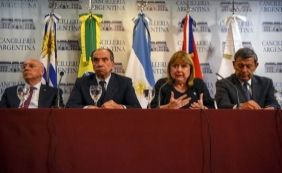 Após reunião, chanceleres analisam expulsão da Venezuela do Mercosul