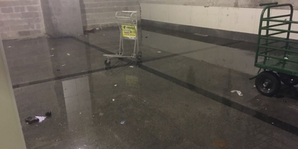 Chuva alaga Aeroporto de Salvador e loja é atingida; veja