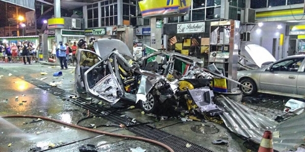 Carro explode ao ser abastecido com GNV e mata mulher no Rio de Janeiro