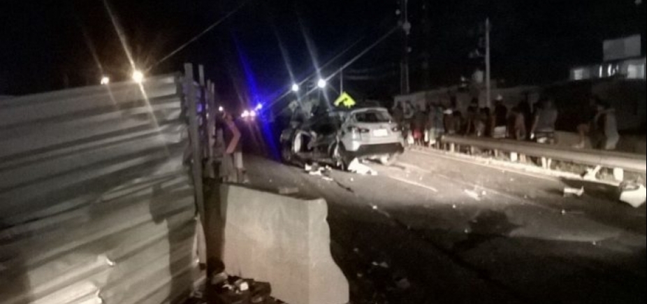 Mulher e filho do presidente do PHS na Bahia morrem em acidente na Estrada do Coco