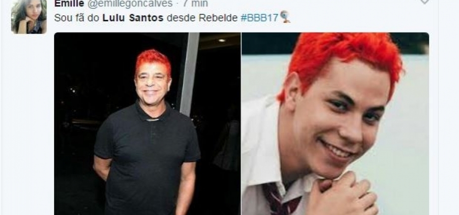 Lulu Santos rebate críticas ao novo visual: ‘Sou mais meu cabelo vermelho do que a caretice’