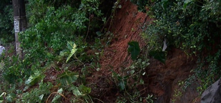 Defesa Civil registra seis deslizamentos de terra nesta sexta-feira em Salvador