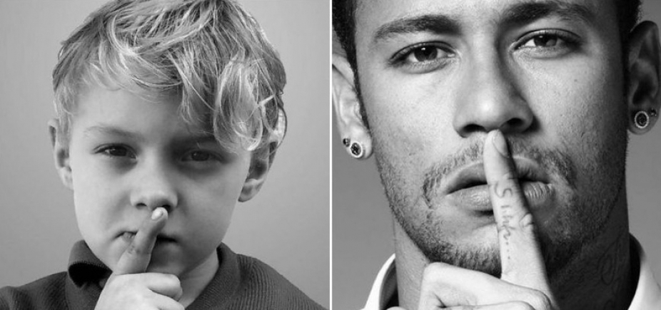 Neymar faz homenagem e tatua rosto do filho no braço; veja