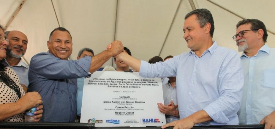 Rui entrega sistema de abastecimento de água em Santana