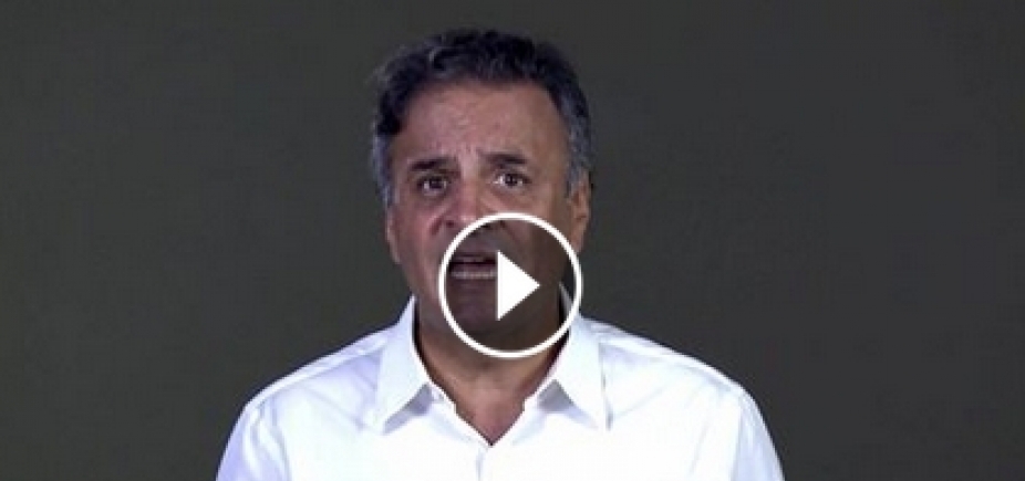 Aécio diz ser \'vítima de armação\': \'Não fiz dinheiro na vida pública\'