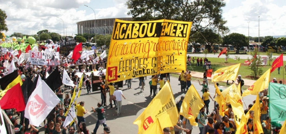 Brasília tem série de protestos em prol de eleições diretas e renúncia de Temer 