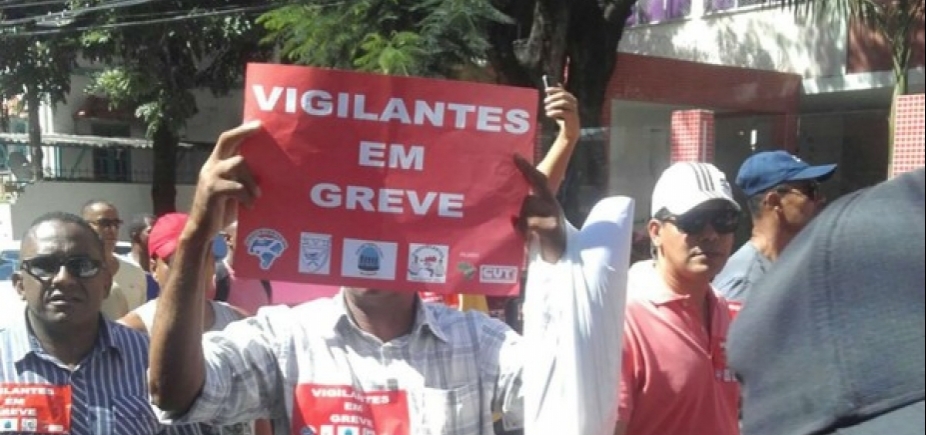 Seguranças e vigilantes entram em greve nesta quarta-feira