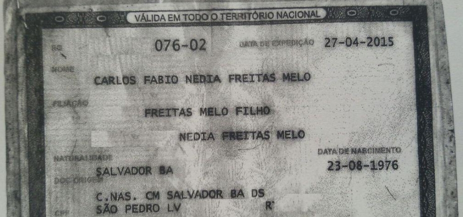 Suspeito esquece cópia do RG no local do crime e é preso após roubar celulares