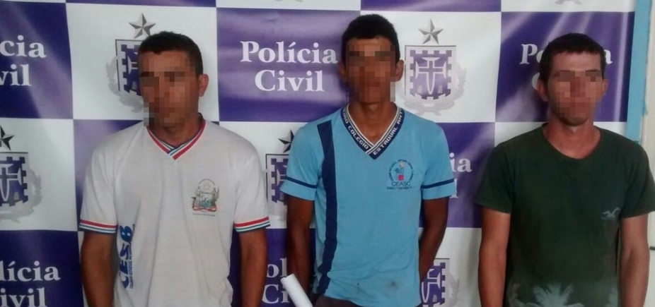 Trio é preso por estuprar jovem com problemas mentais; vítima ficou grávida