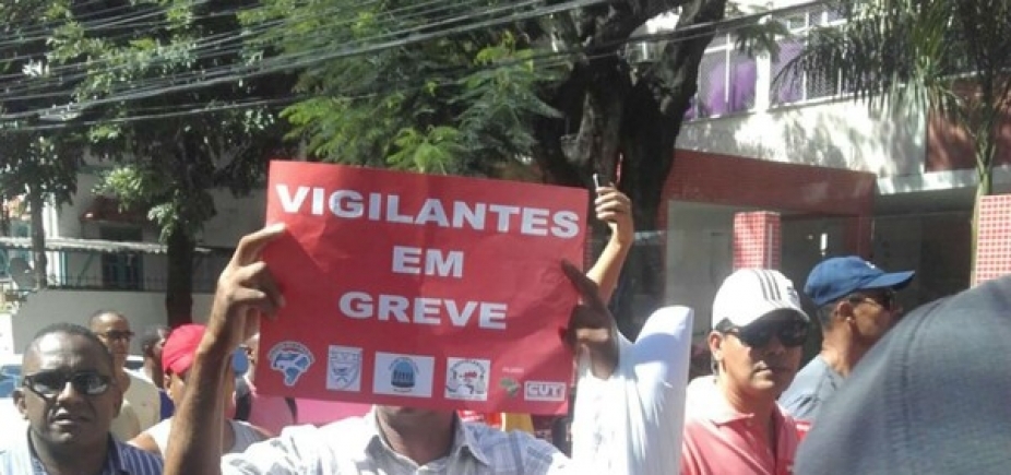 Greve dos vigilantes: sindicatos se reúnem nesta quarta para nova negociação