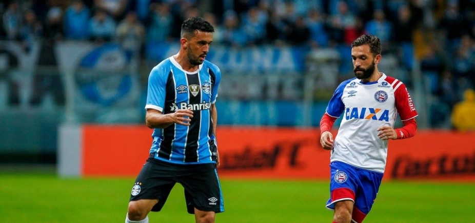Bahia vacila no fim e perde para o Grêmio por 1 a 0 fora de casa
