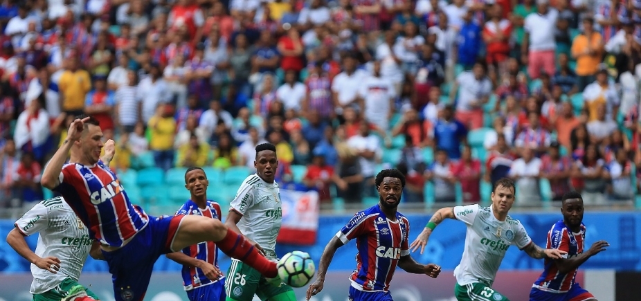 Bahia perde para o Palmeiras por 4 a 2 e deixa escapar invencibilidade dentro de casa na Série A