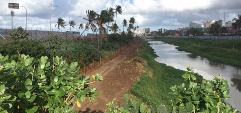 Liminar da Justiça suspende obras de drenagem do Rio Jaguaribe; Conder desconhece decisão