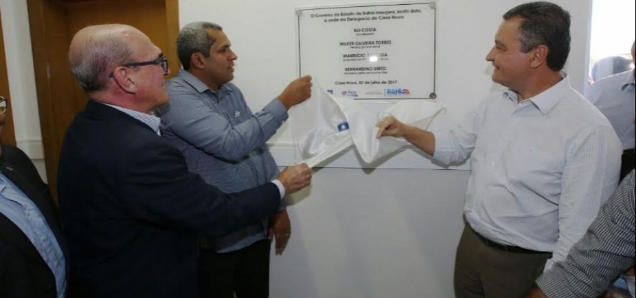 Rui inaugura Distrito Integrado de Segurança Pública no município de Casa Nova 