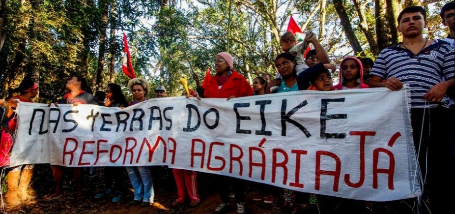 MST ocupa terras de Henrique Eduardo Alves e Eike Batista