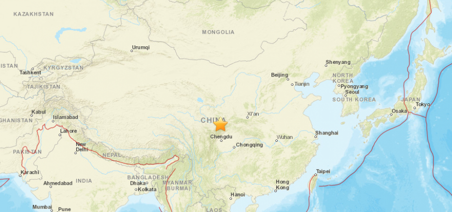 Terremoto de 6.5 de magnitude atinge a China e deixa pelo menos quatro mortos 