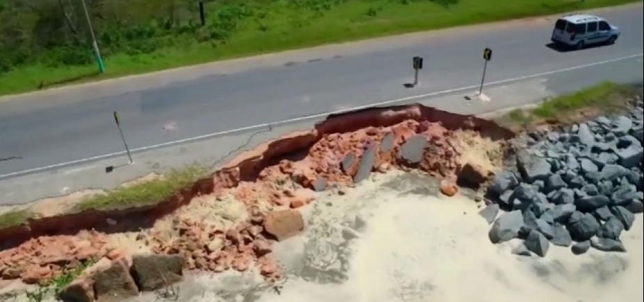 MPF aciona Dnit para reconstrução de trecho da BR-367 destruído pela erosão