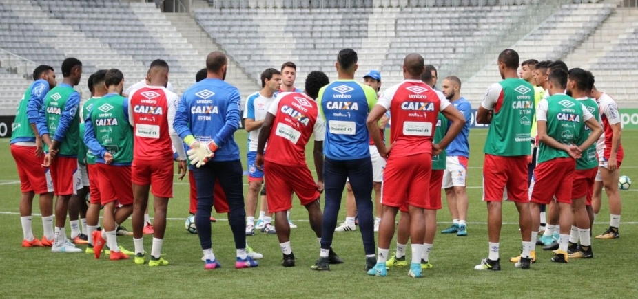 Bahia encerra preparação para encarar o Atlético-PR