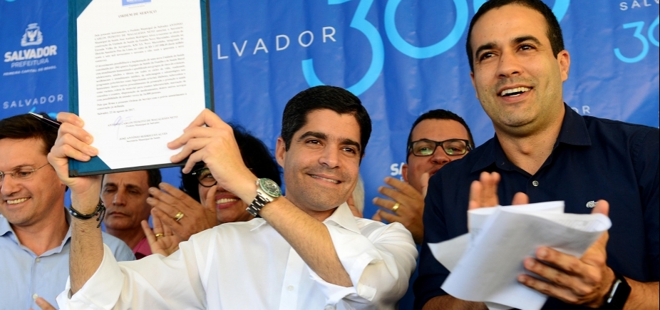 Neto assina ordem de serviço para início imediato das obras da USF de Novo Marotinho