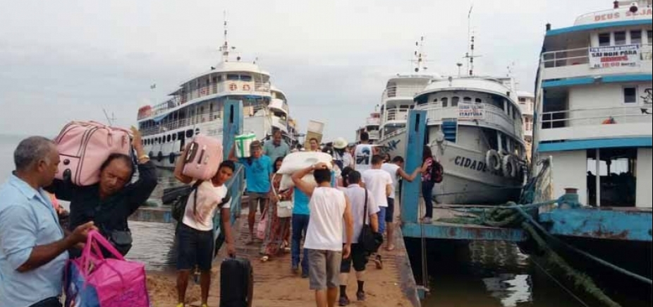 Embarcação naufraga no Pará com 70 pessoas a bordo