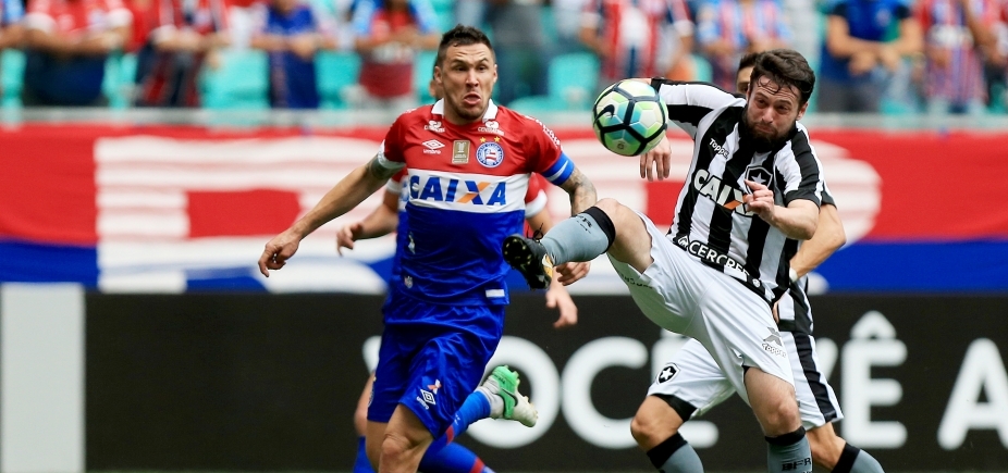 Bahia volta a jogar mal e perde por 2 a 1 para o Botafogo na Fonte Nova