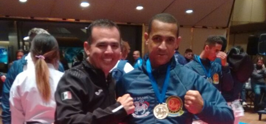 Policial militar baiano ganha ouro e bronze no Campeonato Pan-americano de karatê na Argentina