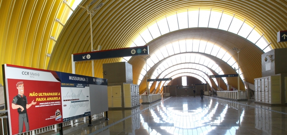 Metrô entra em fase final de testes entre estações Pituaçu e Mussurunga